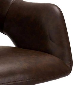 Luna Dining Chair Dark Brown