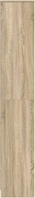vidaXL Ντουλάπι Μπάνιου Sonoma Δρυς 30 x 33 x 190 εκ.