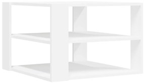 vidaXL Τραπεζάκι Σαλονιού Λευκό 59,5x59,5x40 εκ. από Επεξεργ. Ξύλο