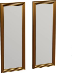 Σετ Καθρεπτών (2 Τεμαχίων) Χρυσό CLOOL 30x3x90