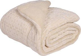 Κουβερτοπάπλωμα Μονό (160x220) Das Home Sherpa 1394 Beige