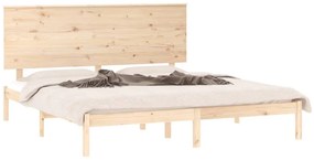 vidaXL Πλαίσιο Κρεβατιού 150 x 200 εκ. Μασίφ Ξύλο King Size