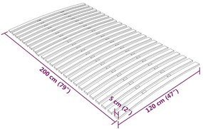 ΤΕΛΑΡΟ ΚΡΕΒΑΤΙΟΥ ΜΕ 24 ΣΑΝΙΔΕΣ 120 X 200 ΕΚ. 340079