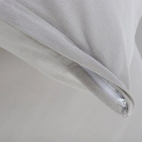 Ζεύγος Μαξιλαροθήκες (50x70) Silk Fashion Jersey L.Grey