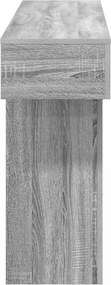 vidaXL Γκρι Σονομά 160 x 30 x 74 εκ
