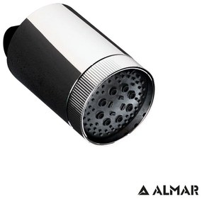 Almar Beam Multijet Κεφαλή επίτοιχη 3 ροών ανακλινόμενη Chrome