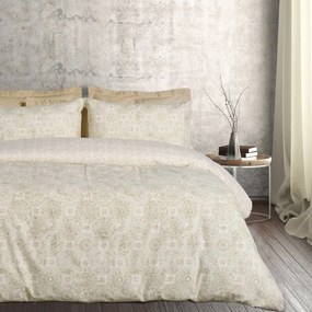 Παπλωματοθήκη Happy Flannel 9640 (Σετ 2τμχ) Taupe-Beige Das Home Μονό 160x240cm 100% Βαμβακερή Φανέλα