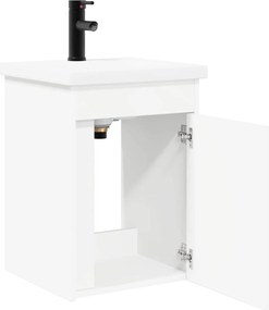 VidaXL Μονάδα μπάνιου με βρύση Λευκός 42 x 40 x 74,5 εκ