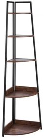 VEVOR 5 Tier Corner Shelf Tall Corner Bookshelf Plant Rack Wall Shelves Tower