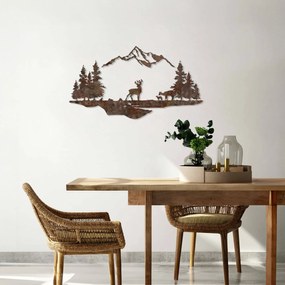 Decorative Metal Wall Accessory Rusty Landscape 1 Antiquation