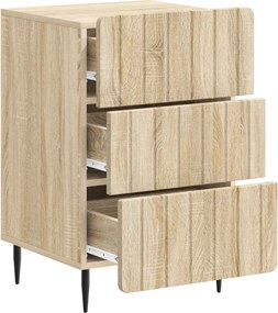 vidaXL Κομοδίνο Sonoma Δρυς 43x 41 x 68 εκ Επεξεργασμένο Ξύλο