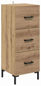 vidaXL Highboard Artisan Oak 34,5 x 34 x 180 εκ. Επεξεργασμένο ξύλο
