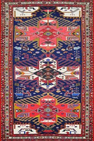 Χειροποίητο Χαλί Kilim Meshkin Wool 325X125 325X125cm