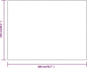 vidaXL Κουβέρτα Ομίχλη της Ερήμου 150x200 εκ. από Πολυεστέρα