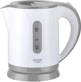 Βραστήρας Adler 0,8lt πλαστικός 20,3x17,7x13,3εκ. 850W