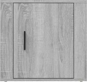 vidaXL Κομοδίνα 2 τεμ. Γκρι Sonoma 50x39x47 εκ.
