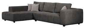 Corner Sofa Orion Fylliana Left Corner Graphite Grey 300x200x70 cm