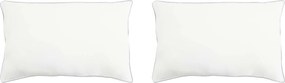 vidaXL Μαξιλάρι 2 pcs Λευκό 50 x 70 cm Ίνες μπαμπού