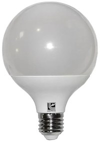 Adeleq Led Λάμπα Globe Φ95 E27 15W 230V Λευκό 4000Κ 13-27295151