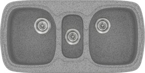 Sanitec Classic 303 (96×51) - Γρανιτένιος νεροχύτης - Granite GREY