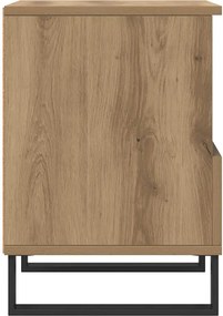 vidaXL Κομοδίνα 2 τεμ. τεχνίτης Δρυς 40 x 35 x 50 εκ από Επεξεργ. Ξύλο