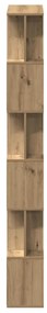 vidaXL Ντουλάπι βιβλίων Artisan Oak 80x24x192 cm Κατασκευασμένο ξύλο