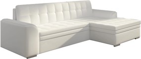 Γωνιακός καναπές Comfort-Δεξιά-Λευκό