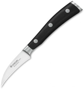 Μαχαίρι Ξεφλουδίσματος Classic Ikon 1040332207 7cm Black Wusthof Stainless Steel