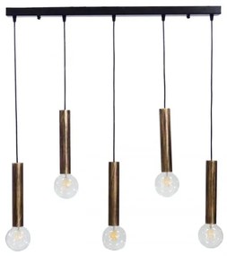 Φωτιστικό Οροφής S-42Raga 5/L Bronze 34-0205  Heronia Metal, Plastic