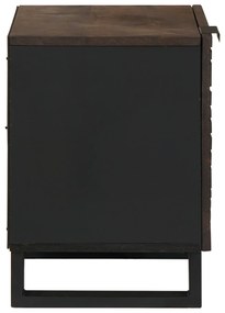 vidaXL Κομοδίνο  40 x 33.5 x 46 εκ. - Φτιαγμένο από ξύλο μάγκο