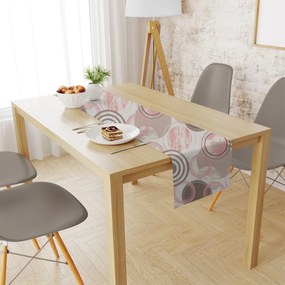 Αλέκιαστη Τραβέρσα (40x180) Dimcol Circles 469 Coral