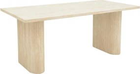 Τραπέζι Loozir mdf σε φυσική απόχρωση 180x90x75εκ 180x90x75 εκ.