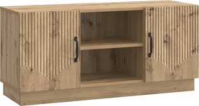 vidaXL Ντουλάπι TV Artisan Δρυς 102 x 34,5 x 47 εκ Επεξεργασμένο Ξύλο