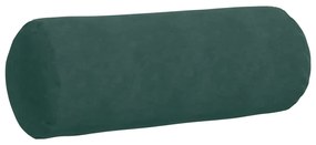 vidaXL Μαξιλάρια Στήριγμα 2 pcs Σκούρο Πράσινο Ø 25 x 70 cm