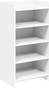 vidaXL Ντουλάπα Παπουτσιών Λευκό 48 x 36 x 92 εκ Επεξεργασμένο Ξύλο