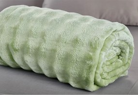 Κουβέρτα Fleece Μονή (160x220) Whitegg KB158 Λαχανί