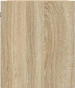 vidaXL Κομοδίνα Επιτοίχια Sonoma Δρυς 38x34x40 εκ.