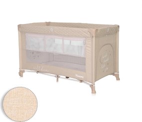 BABY COT NOEMI 2 LAYER FOG BEIGE STAR