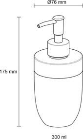 Bloom black 375 ml δοχείο κρεμοσάπουνου Sealskin