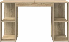 vidaXL Γραφείο Δρύς Sonoma 130 x 50.5 x 75 εκ Επεξεργασμένο ξύλο