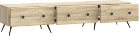 vidaXL Ντουλάπι TV Sonoma Δρυς 147 x 34,5 x 30 εκ Επεξεργασμένο Ξύλο
