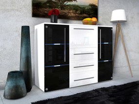 Μπουφές Bari-Leuko-Mauro - 139.00Χ39.00Χ115.00cm