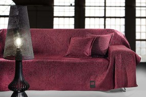 Ριχτάρι Τριθέσιος Polycotton Chenille Matis Burgundy 180x300εκ. Guy Laroche