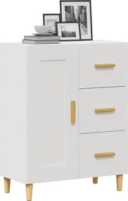 vidaXL Ντουλάπι Λευκό 69,5 x 34 x 90 εκ. από Επεξεργασμένο Ξύλο