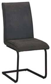 Καρέκλα Tory ΕΜ794,1 Anthracite Σετ 4τμχ Wood, Fabric