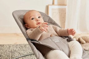 Ριλάξ BabyBjörn Bliss, Woven, Classic quilt, Sand Grey