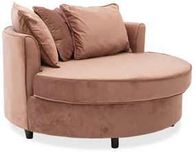 Πολυθρόνα-καναπές Ophelia βελούδο σάπιο μήλο 123x120x85εκ Υλικό: VELVET 035-000040