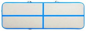 vidaXL Στρώμα Ενόργανης Φουσκωτό Μπλε 300 x 100 x 15 εκ. PVC με Τρόμπα