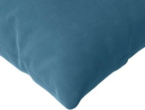 vidaXL Μαξιλάρι Καναπέ 2 τμχ. Βελούδο Μπλε 120 x 40 cm