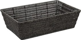 ΚΑΛΑΘΙ SYNTH. RATTAN GN1/1 ΓΚΡΙ 53Χ32,5Χ15ΕΚ  (smA)
